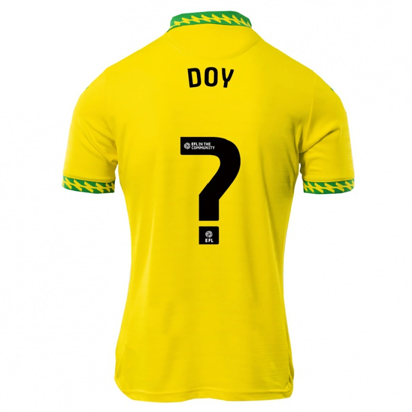 Danxen Dzieci Alfie Doy #0 Biało-Zielony Domowa Koszulka 2025/26 Koszulki Klubowe