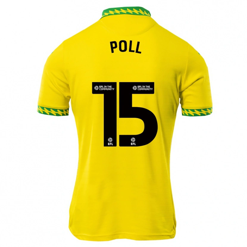 Danxen Dzieci Lucas Poll #15 Biało-Zielony Domowa Koszulka 2025/26 Koszulki Klubowe