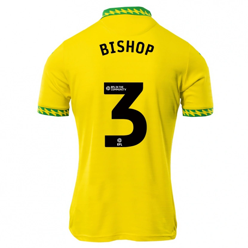 Danxen Dzieci Ellie Bishop #3 Biało-Zielony Domowa Koszulka 2025/26 Koszulki Klubowe