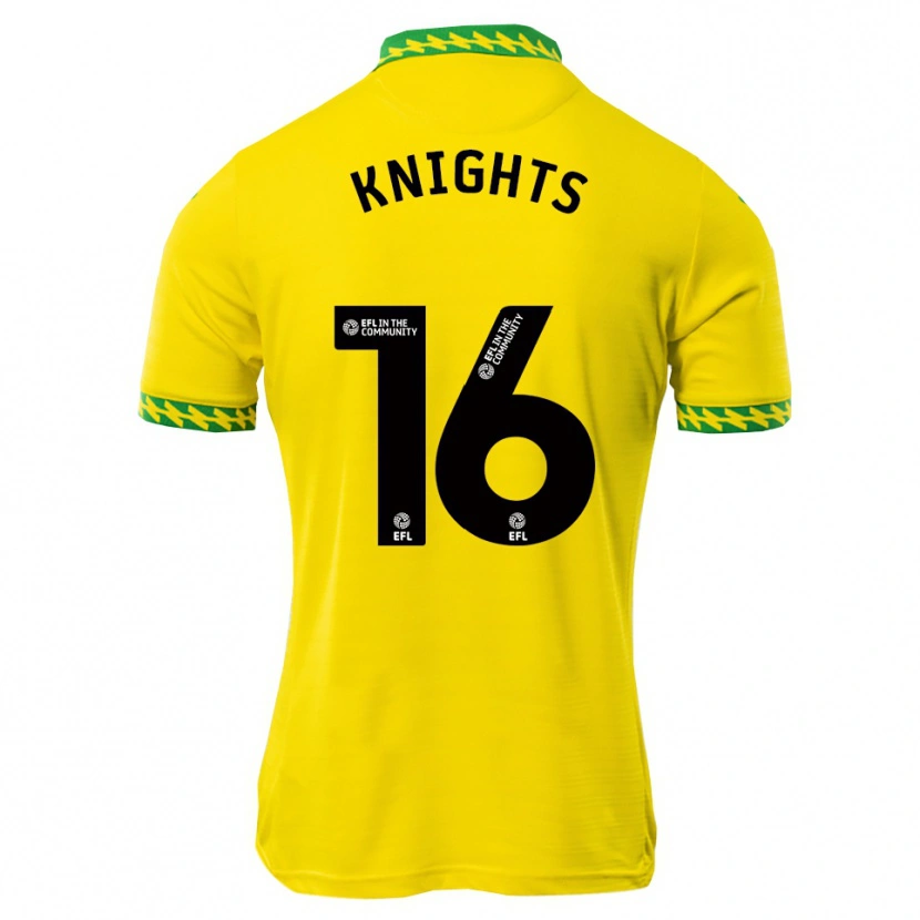 Danxen Dzieci Katie Knights #16 Biało-Zielony Domowa Koszulka 2025/26 Koszulki Klubowe
