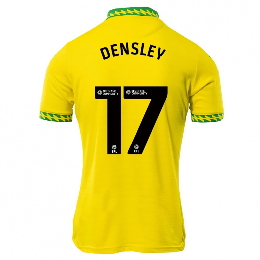 Danxen Dzieci Lara Densley #17 Biało-Zielony Domowa Koszulka 2025/26 Koszulki Klubowe