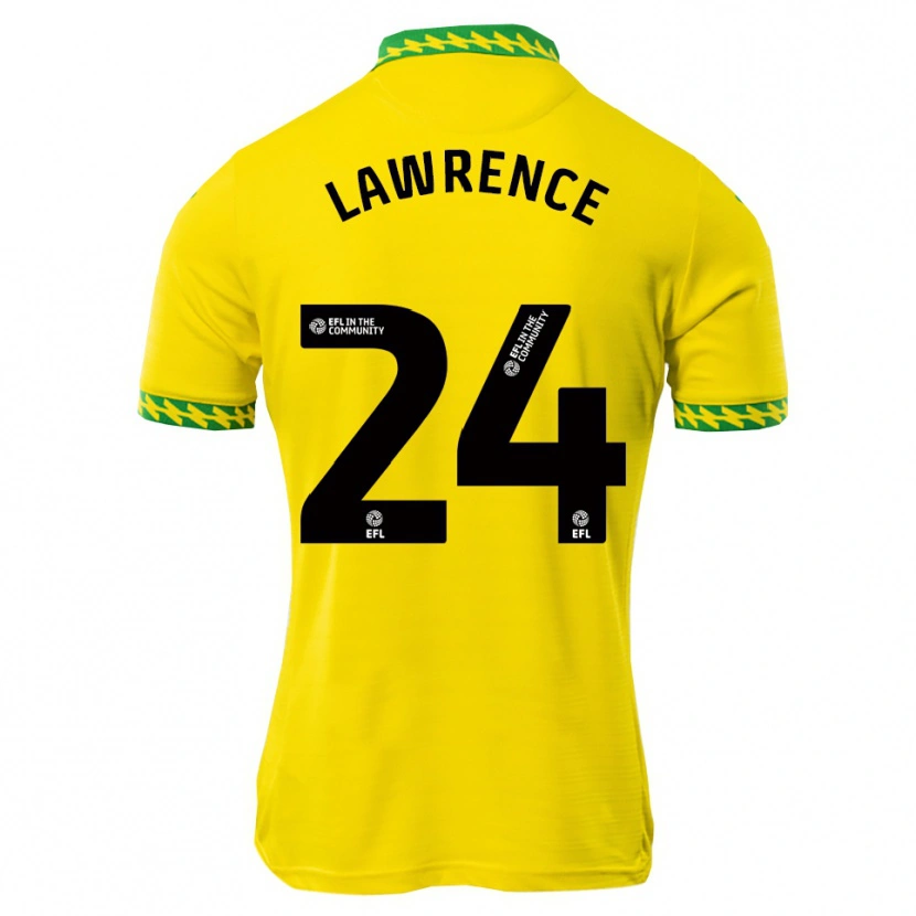 Danxen Dzieci Rachel Lawrence #24 Biało-Zielony Domowa Koszulka 2025/26 Koszulki Klubowe