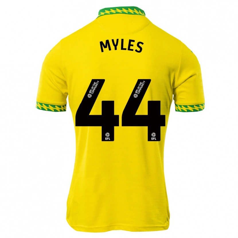 Danxen Dzieci Elliot Myles #44 Biało-Zielony Domowa Koszulka 2025/26 Koszulki Klubowe