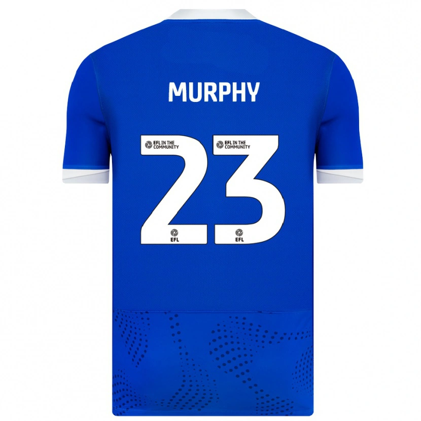 Danxen Dzieci Josh Murphy #23 Niebiesko-Biały Domowa Koszulka 2025/26 Koszulki Klubowe
