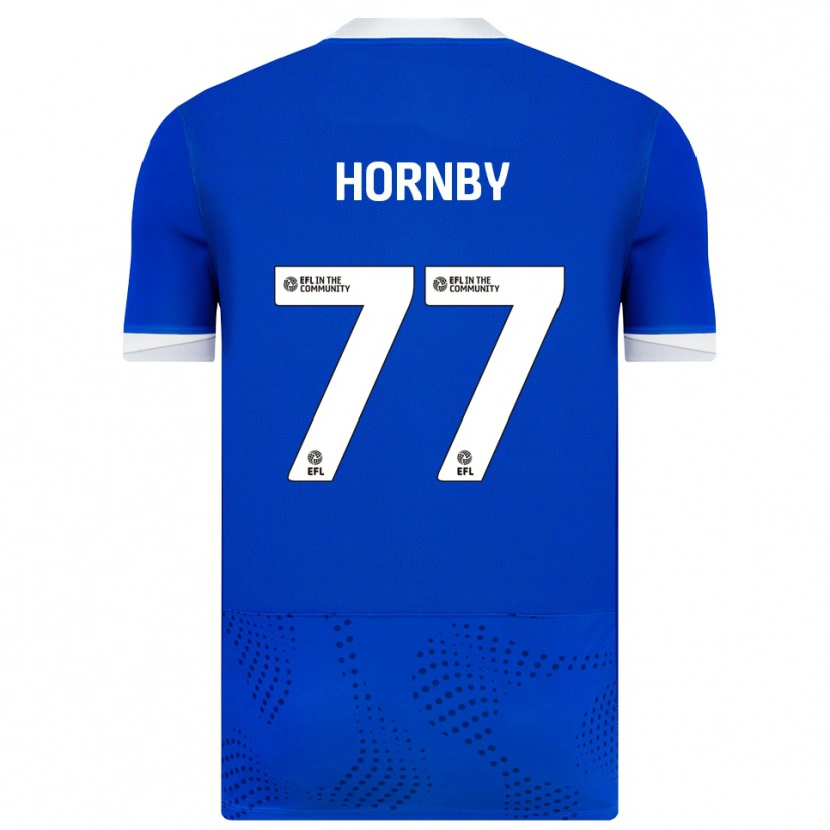 Danxen Dzieci Megan Hornby #77 Niebiesko-Biały Domowa Koszulka 2025/26 Koszulki Klubowe