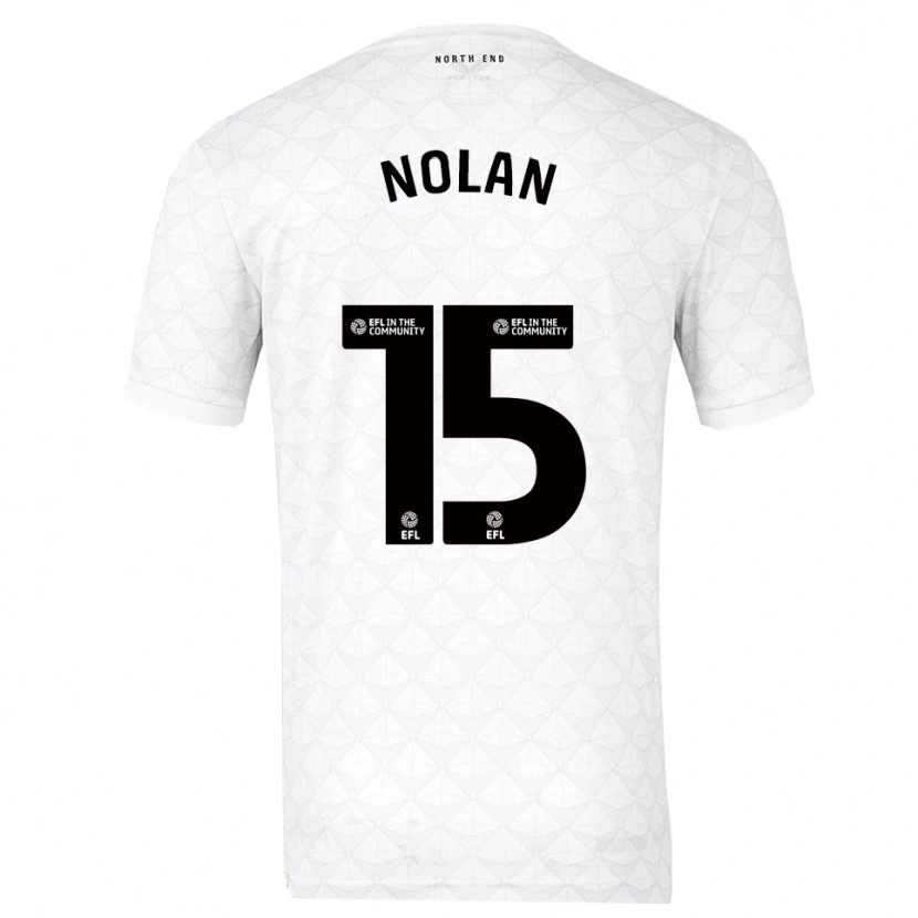 Danxen Dzieci Ed Nolan #15 Biało-Czerwony Domowa Koszulka 2025/26 Koszulki Klubowe