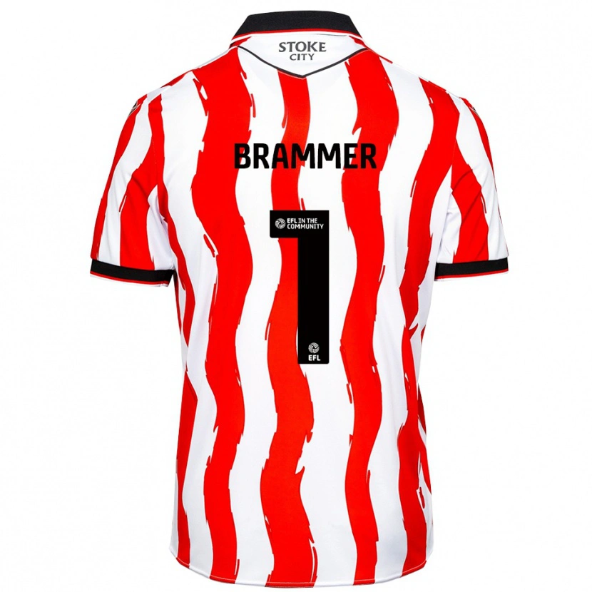 Danxen Dzieci Ruben Brammer #1 Biało-Czerwony Domowa Koszulka 2025/26 Koszulki Klubowe