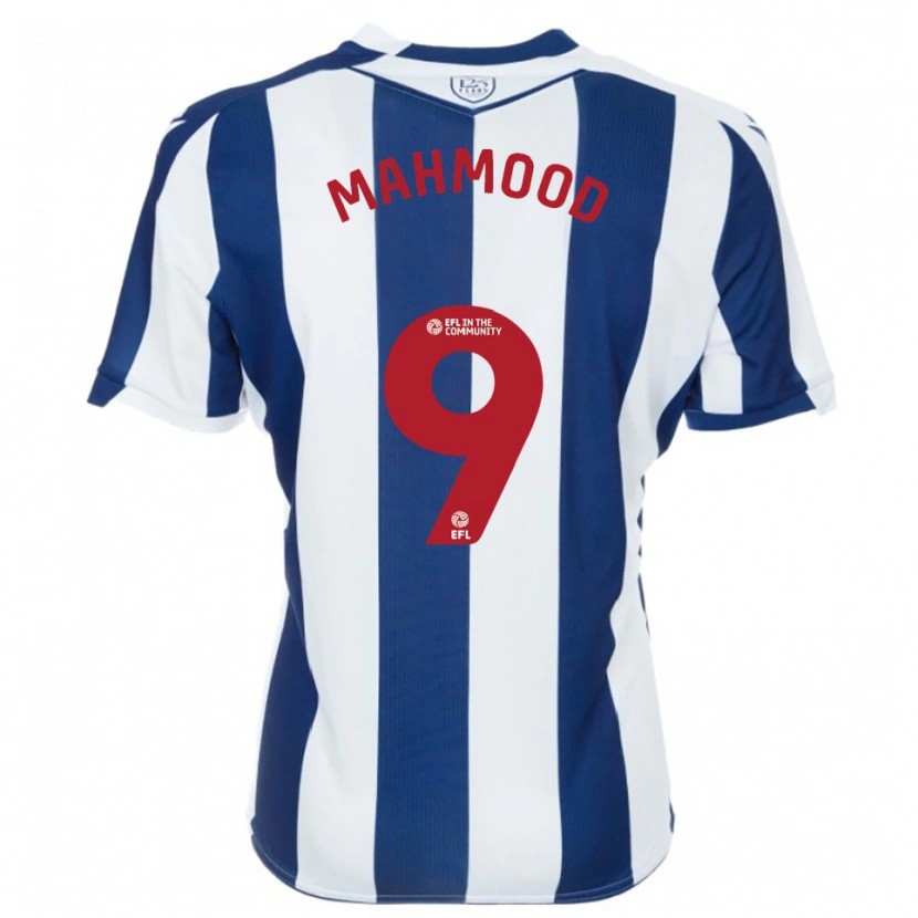 Danxen Dzieci Mariam Mahmood #9 Granatowo-Biały Domowa Koszulka 2025/26 Koszulki Klubowe