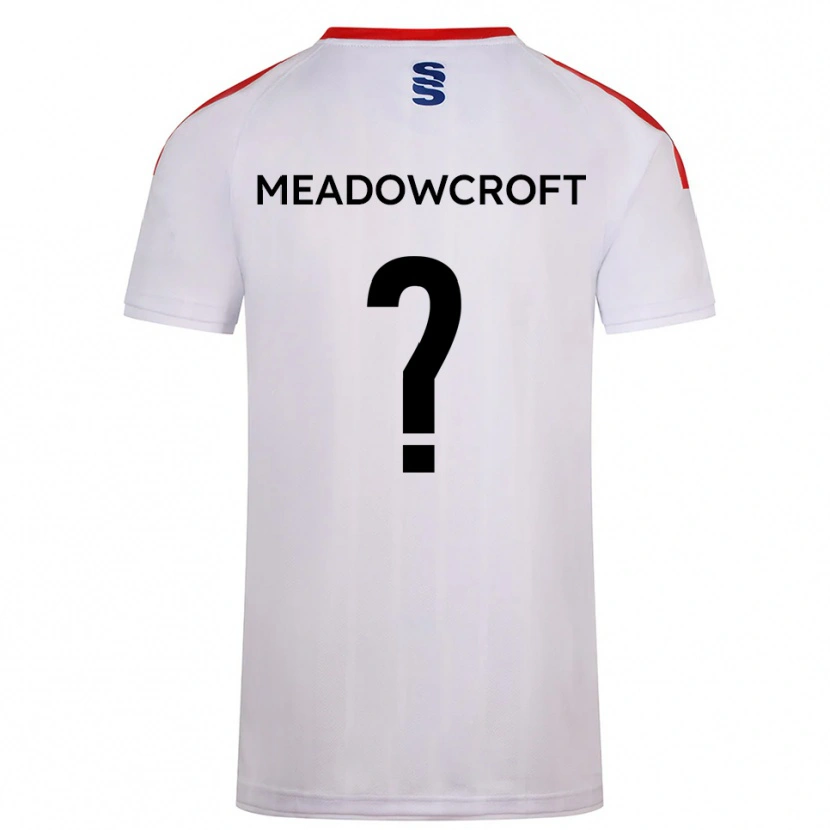 Danxen Dzieci Cullen Meadowcroft #0 Biało-Granatowy Domowa Koszulka 2025/26 Koszulki Klubowe