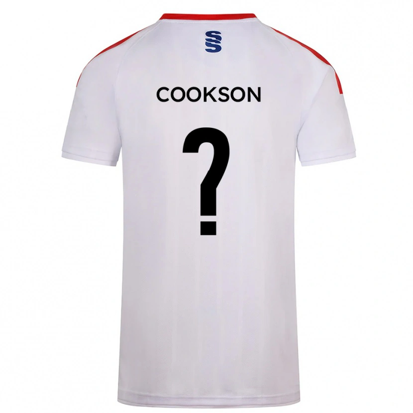 Danxen Dzieci Ashton Cookson #0 Biało-Granatowy Domowa Koszulka 2025/26 Koszulki Klubowe