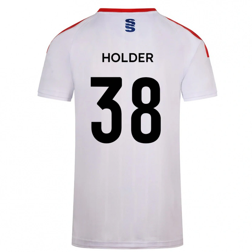 Danxen Dzieci Stan Holder #38 Biało-Granatowy Domowa Koszulka 2025/26 Koszulki Klubowe