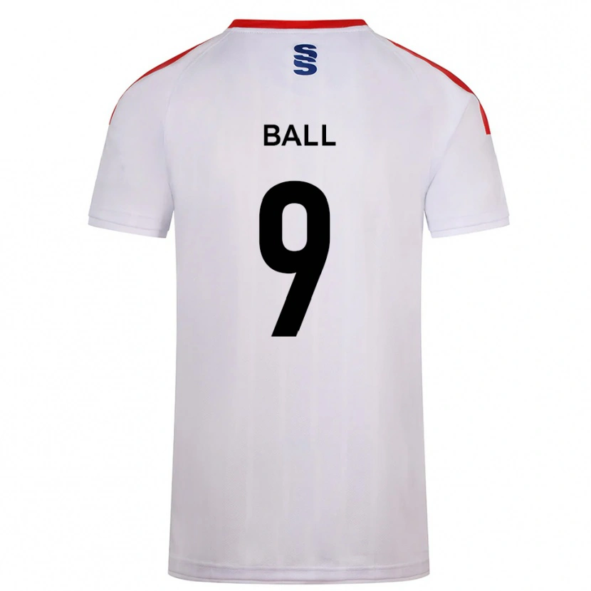 Danxen Dzieci Theo Ball #9 Biało-Granatowy Domowa Koszulka 2025/26 Koszulki Klubowe