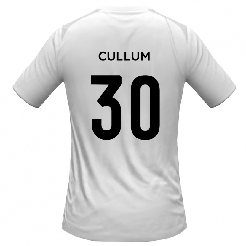 Danxen Dzieci Kai Cullum #30 Biało-Szary Domowa Koszulka 2025/26 Koszulki Klubowe