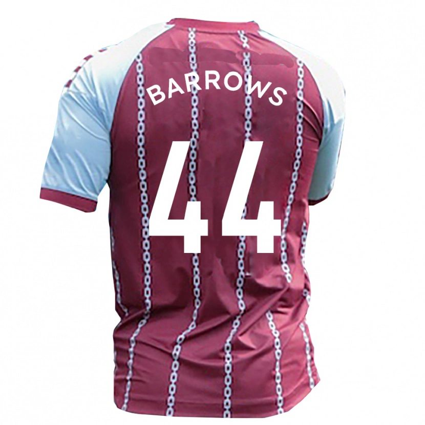 Danxen Dzieci Ross Barrows #44 Błękitny Rdzawy Czerwony Domowa Koszulka 2025/26 Koszulki Klubowe