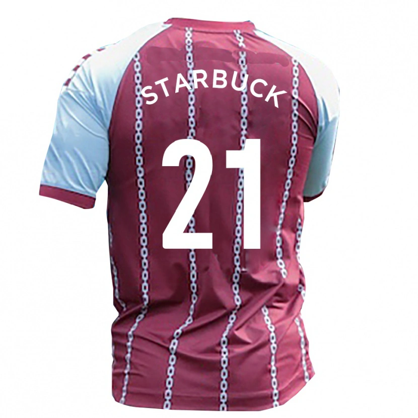 Danxen Dzieci Joe Starbuck #21 Błękitny Rdzawy Czerwony Domowa Koszulka 2025/26 Koszulki Klubowe