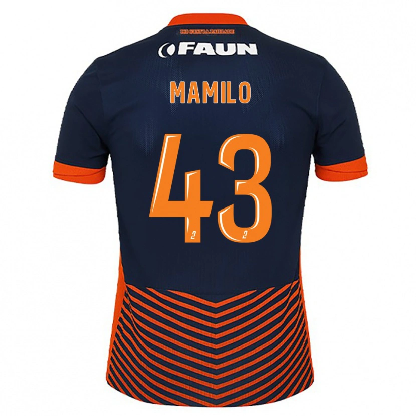 Danxen Dzieci Craig Mamilo #43 Północny Niebieski Pomarańczowy Domowa Koszulka 2025/26 Koszulki Klubowe