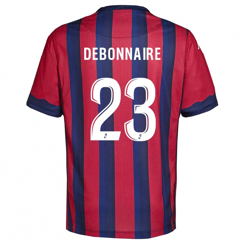 Danxen Dzieci Jalane Debonnaire #23 Bordowo-Granatowy Domowa Koszulka 2025/26 Koszulki Klubowe