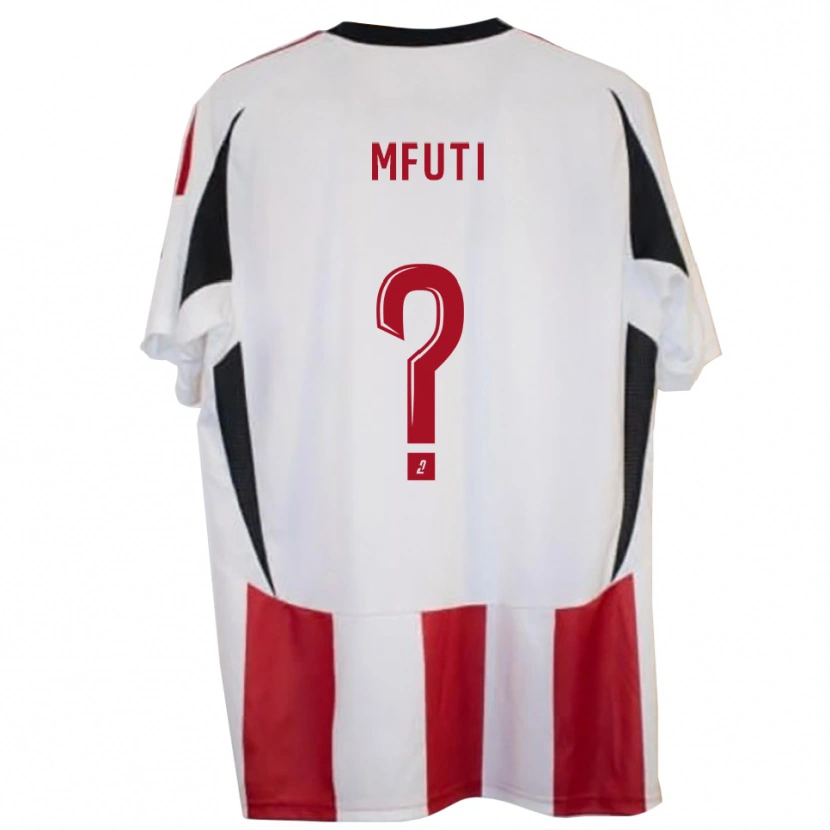 Danxen Dzieci Dorian Mfuti #0 Czerwono-Niebieski Domowa Koszulka 2025/26 Koszulki Klubowe