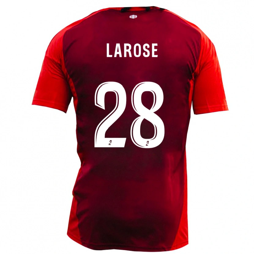 Danxen Dzieci Antoine Larose #28 Czerwono-Bordowy Domowa Koszulka 2025/26 Koszulki Klubowe