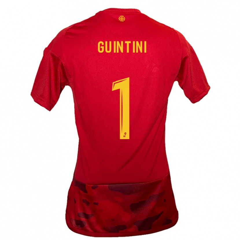 Danxen Dzieci Loryan Guintini #1 Czerwono-Żółty Domowa Koszulka 2025/26 Koszulki Klubowe