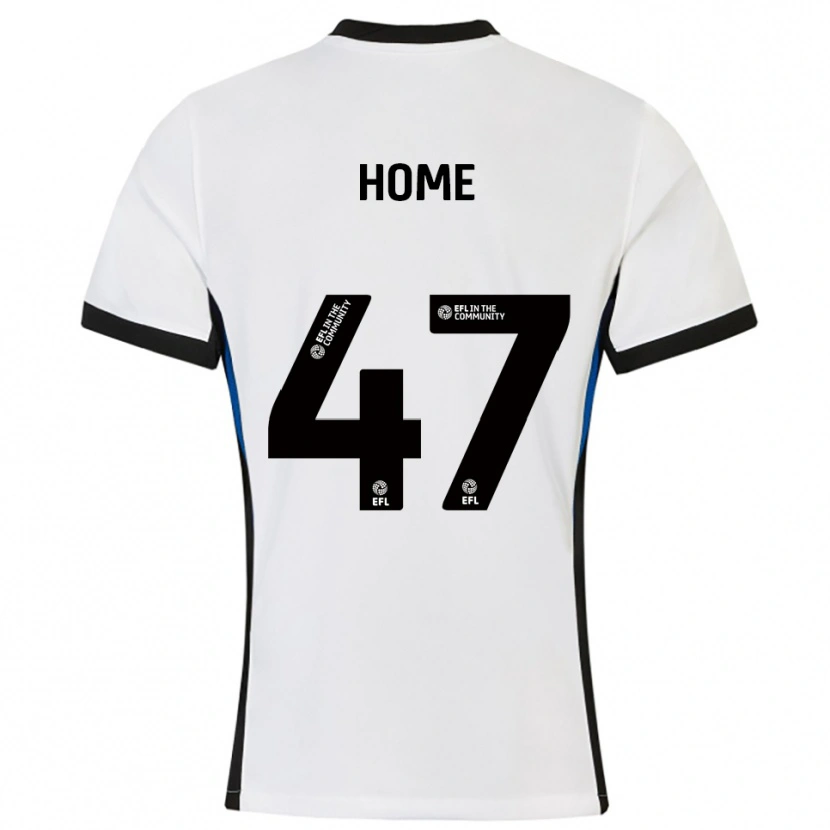 Danxen Dzieci Josh Home #47 Biało-Niebieski Wyjazdowa Koszulka 2025/26 Koszulki Klubowe
