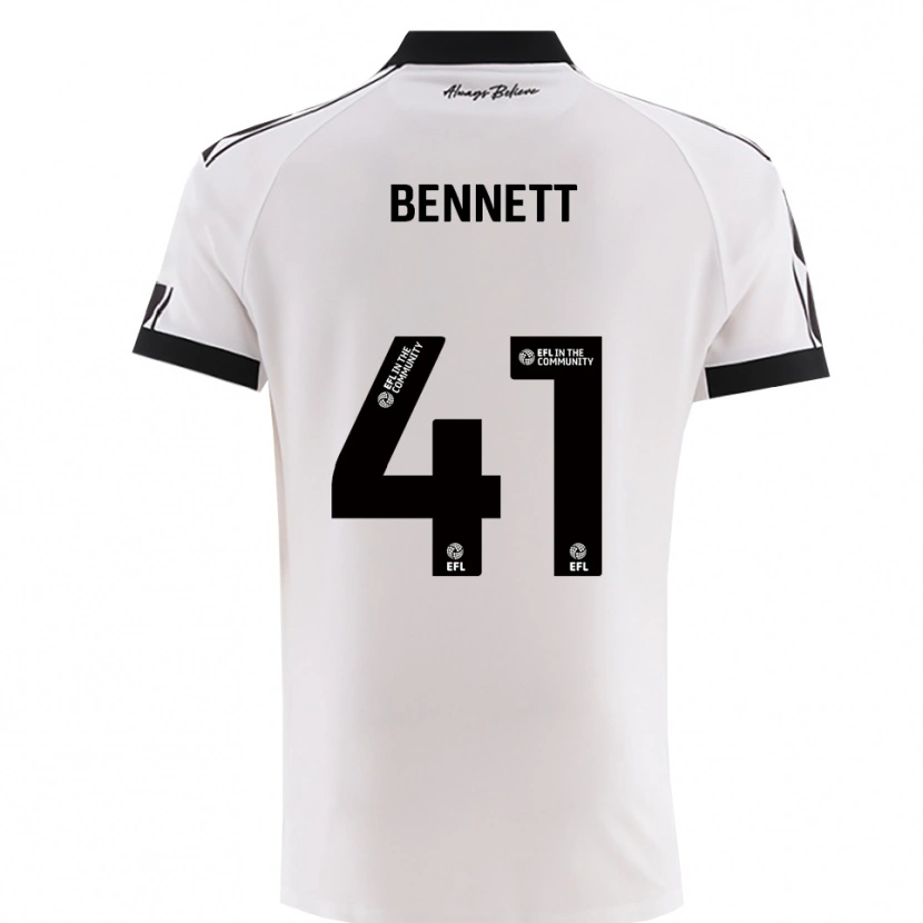 Danxen Dzieci Harley Bennett #41 Biało-Czarny Wyjazdowa Koszulka 2025/26 Koszulki Klubowe