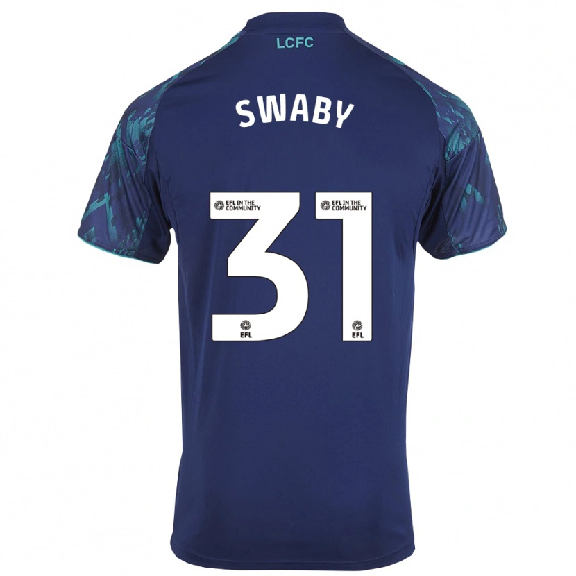 Danxen Dzieci Chantelle Swaby #31 Granatowo-Zielono-Biały Wyjazdowa Koszulka 2025/26 Koszulki Klubowe