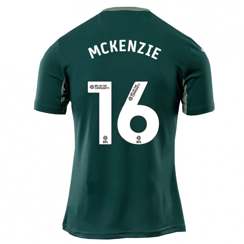 Danxen Dzieci Mason Mckenzie #16 Zielono-Biało-Fioletowy Wyjazdowa Koszulka 2025/26 Koszulki Klubowe