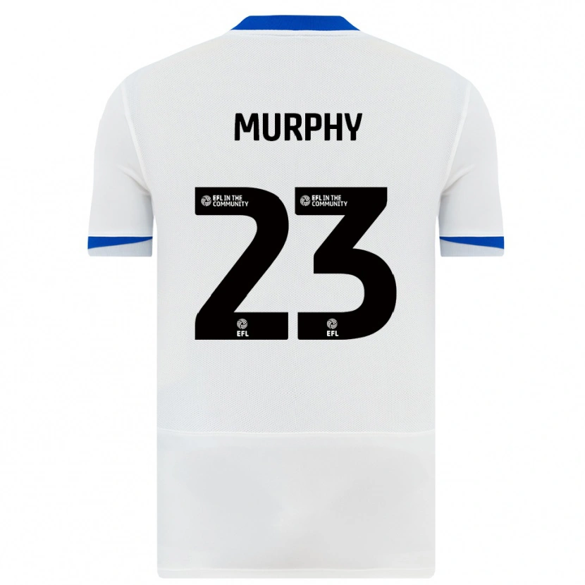 Danxen Dzieci Josh Murphy #23 Biało-Czarny Wyjazdowa Koszulka 2025/26 Koszulki Klubowe