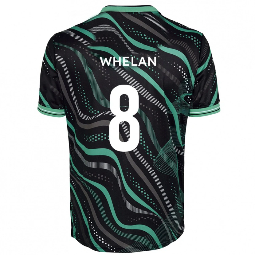 Danxen Dzieci Callum Whelan #8 Czarno-Zielony Wyjazdowa Koszulka 2025/26 Koszulki Klubowe