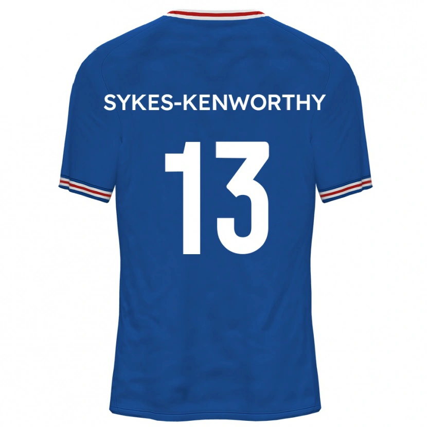 Danxen Dzieci George Sykes-Kenworthy #13 Jasnoniebieski Wyjazdowa Koszulka 2025/26 Koszulki Klubowe