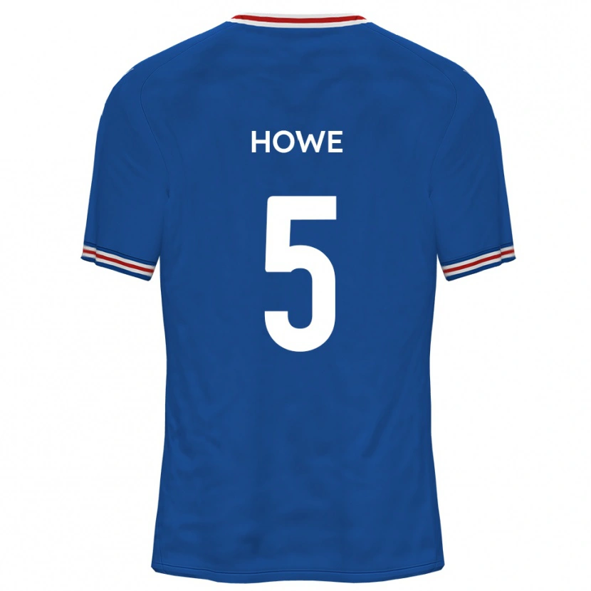 Danxen Dzieci Callum Howe #5 Jasnoniebieski Wyjazdowa Koszulka 2025/26 Koszulki Klubowe