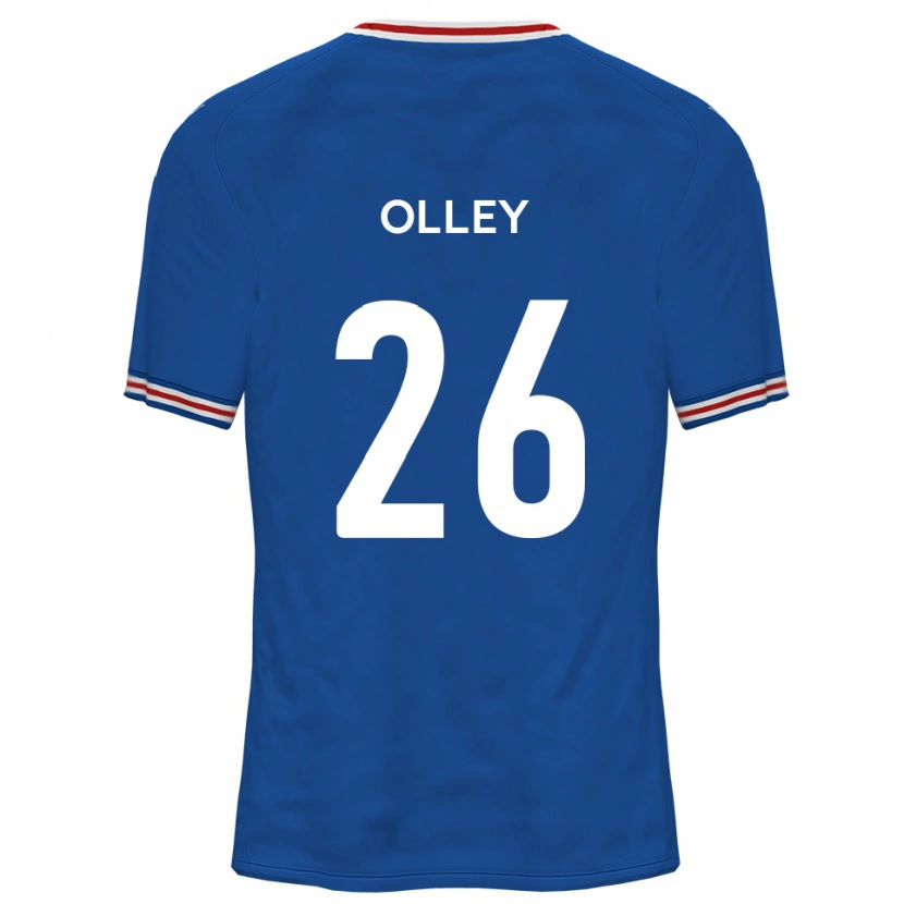 Danxen Dzieci Greg Olley #26 Jasnoniebieski Wyjazdowa Koszulka 2025/26 Koszulki Klubowe