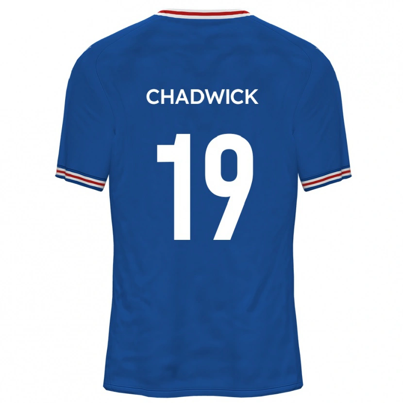 Danxen Dzieci Billy Chadwick #19 Jasnoniebieski Wyjazdowa Koszulka 2025/26 Koszulki Klubowe