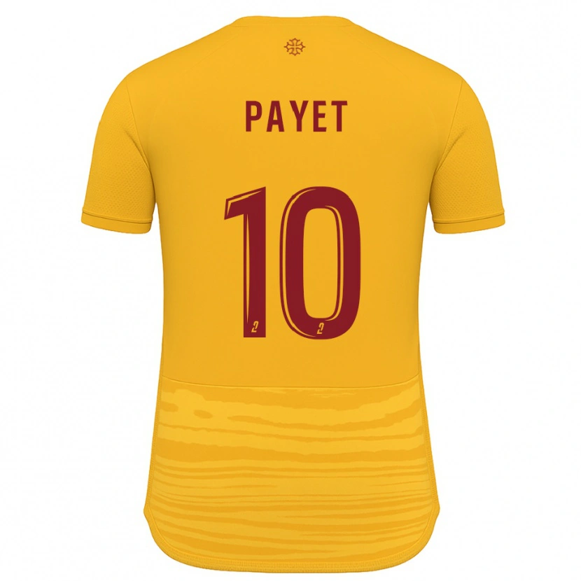 Danxen Dzieci Paul Payet #10 Pomarańczowo-Bordowy Wyjazdowa Koszulka 2025/26 Koszulki Klubowe