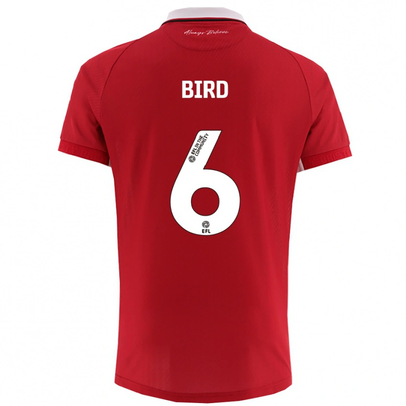 Danxen Męski Max Bird #6 Biało-Czerwony Domowa Koszulka 2025/26 Koszulki Klubowe