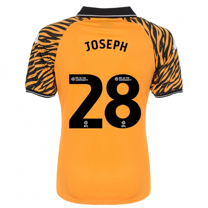 Danxen Męski Kyle Joseph #28 Pomarańczowo-Czarny Domowa Koszulka 2025/26 Koszulki Klubowe