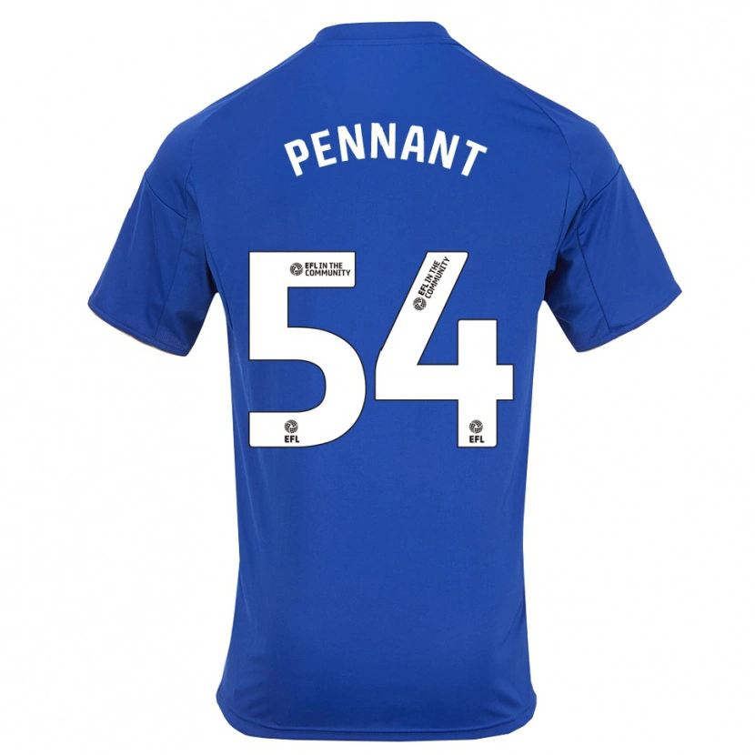 Danxen Męski Kian Pennant #54 Niebiesko-Złoty Domowa Koszulka 2025/26 Koszulki Klubowe