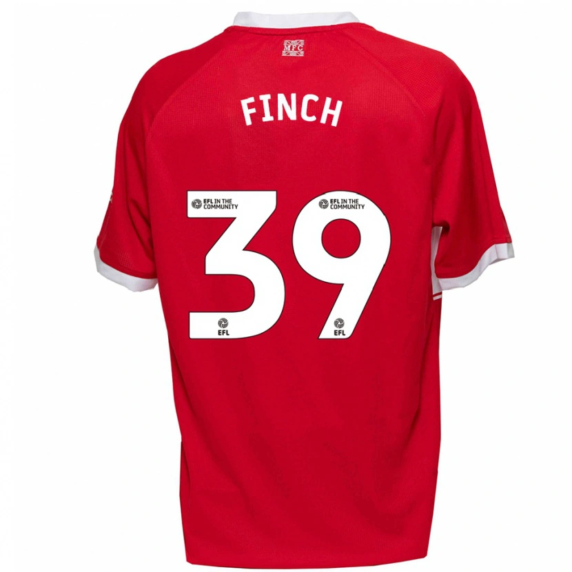 Danxen Męski Sonny Finch #39 Czerwono-Biały Domowa Koszulka 2025/26 Koszulki Klubowe