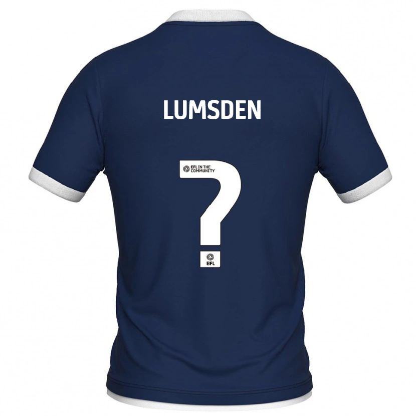 Danxen Męski Beth Lumsden #0 Granatowo-Biały Domowa Koszulka 2025/26 Koszulki Klubowe