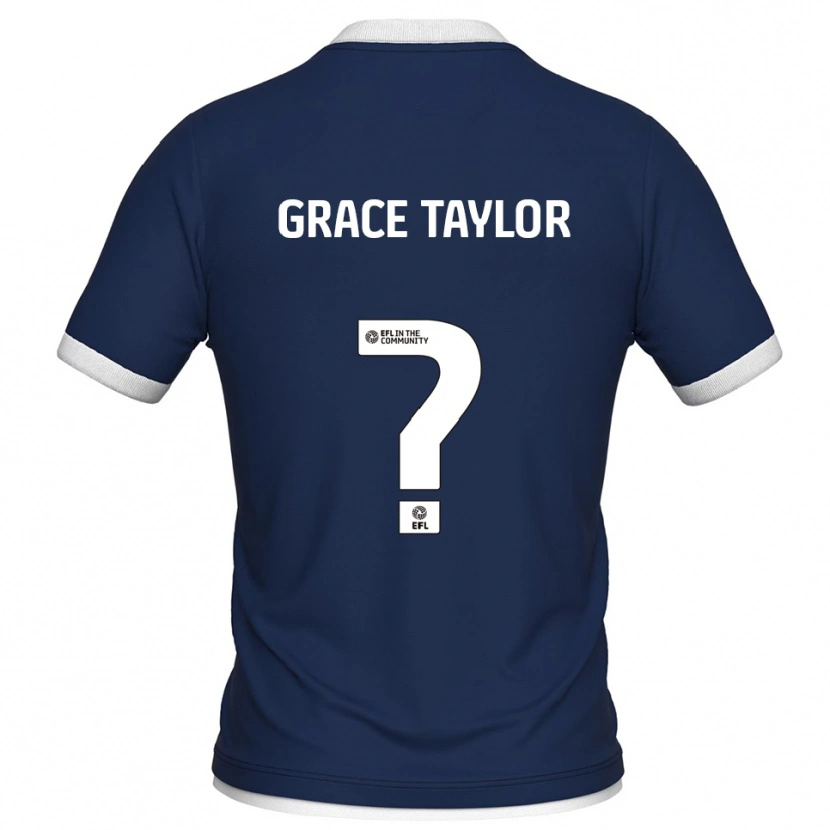 Danxen Męski Grace Taylor #0 Granatowo-Biały Domowa Koszulka 2025/26 Koszulki Klubowe