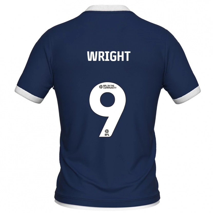 Danxen Męski William Wright #9 Granatowo-Biały Domowa Koszulka 2025/26 Koszulki Klubowe
