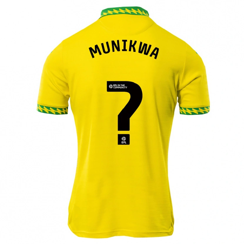 Danxen Męski Jayden Munikwa #0 Biało-Zielony Domowa Koszulka 2025/26 Koszulki Klubowe