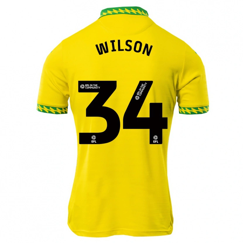 Danxen Męski Drew Wilson #34 Biało-Zielony Domowa Koszulka 2025/26 Koszulki Klubowe