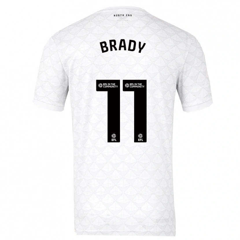 Danxen Męski Robbie Brady #11 Biało-Czerwony Domowa Koszulka 2025/26 Koszulki Klubowe