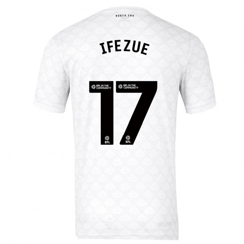 Danxen Męski Somto Ifezue #17 Biało-Czerwony Domowa Koszulka 2025/26 Koszulki Klubowe