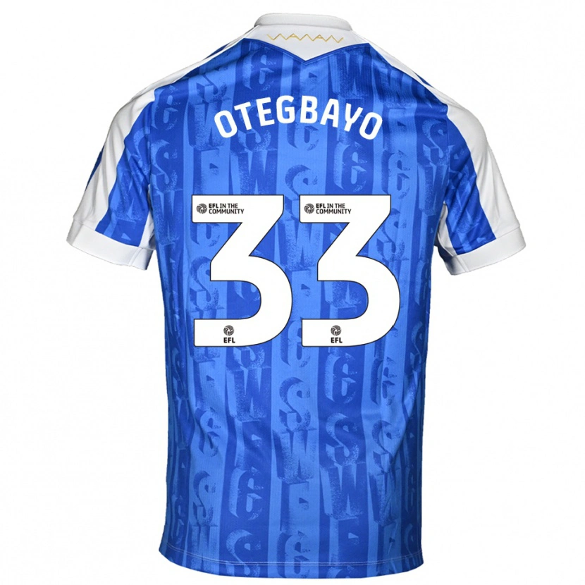 Danxen Męski Gabriel Otegbayo #33 Niebiesko-Biały Domowa Koszulka 2025/26 Koszulki Klubowe