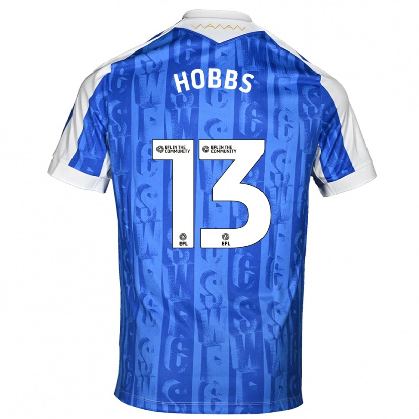 Danxen Męski Charlie Hobbs #13 Niebiesko-Biały Domowa Koszulka 2025/26 Koszulki Klubowe