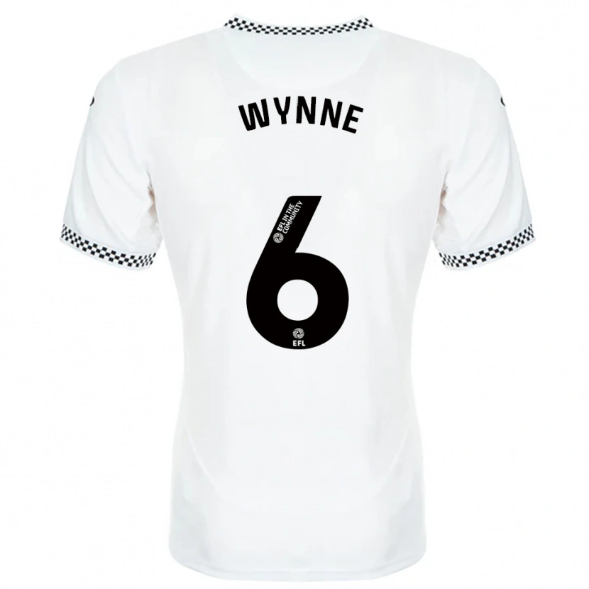 Danxen Męski Sammy Wynne #6 Biało-Pomarańczowy Domowa Koszulka 2025/26 Koszulki Klubowe