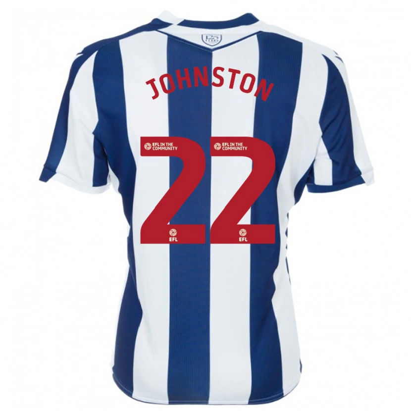 Danxen Męski Mikey Johnston #22 Granatowo-Biały Domowa Koszulka 2025/26 Koszulki Klubowe